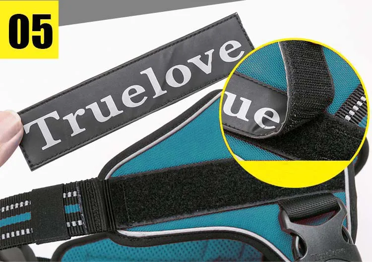 MySudui Truelove large service dog vest harness collar car german shepherd tactical vest best selling 2018 product dog supplies  (6)