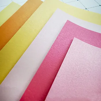 

KSCRAFT PACK OF 30 SHEETS - 6 COLORS A4 Pearlised Paper 250GSM