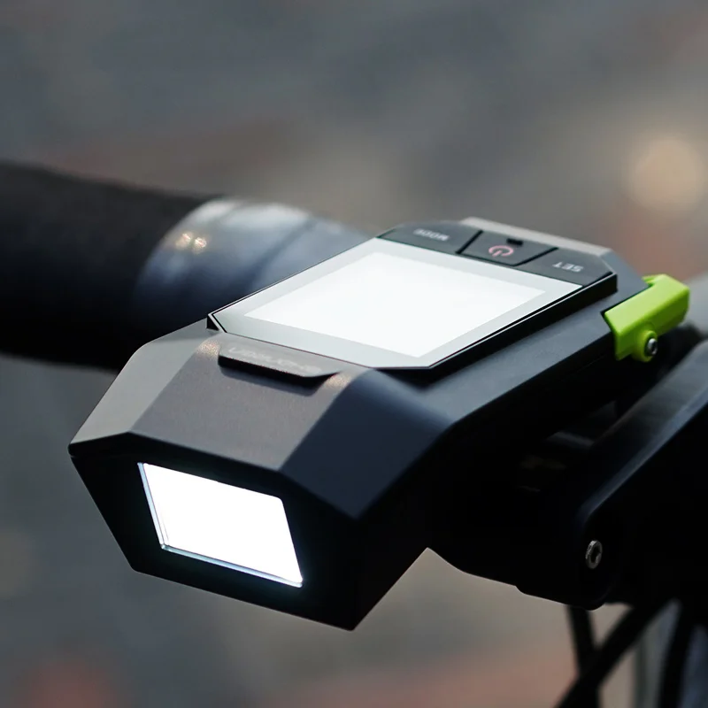 Flash Deal SHANREN Waterproof Bicycle Light Computer IP65 Bike Light Cycling Wireless Speedometer Computer MTB Bicycle Lamp Bike Stopwatch 4