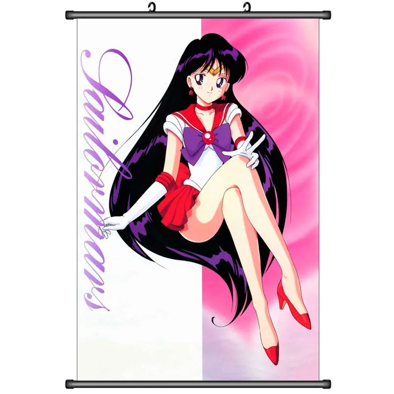 

Japanese Anime Sailor Moon crystal sexy girl Hino Rei Sailor mars Home Decor Wall Scroll Poster Decorative Pictures