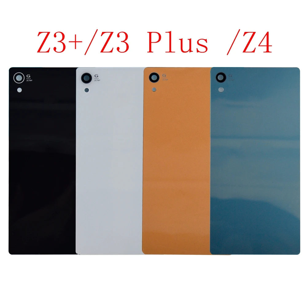 Задняя крышка батарейного отсека для Sony Xperia Z3 D6603 D6653 стеклянный Сменный Чехол SONY