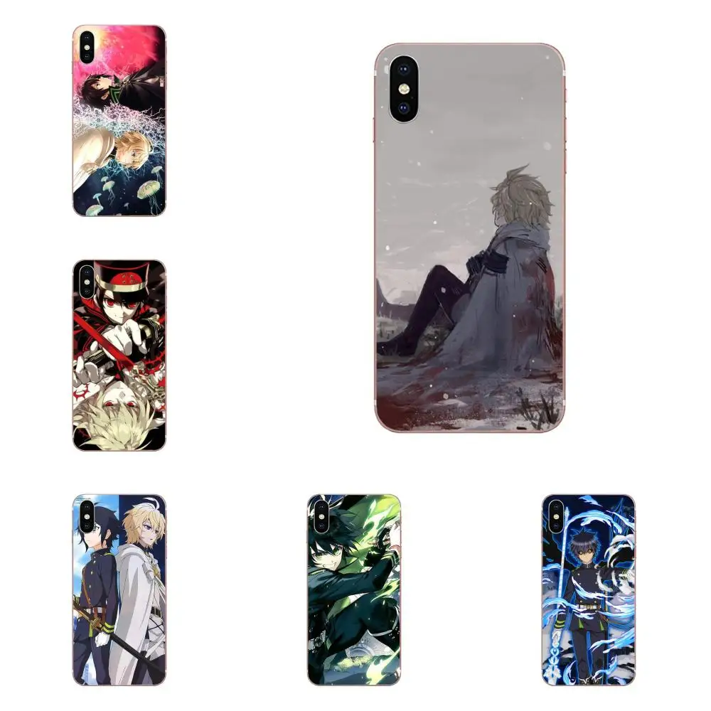 

Owari No Seraph Of The End Cool For Xiaomi Mi3 Mi4 Mi4C Mi4i Mi5 Mi 5S 5X 6 6X A1 Max Mix 2 Note 3 4 Tpu Soft Rubber Phone Case