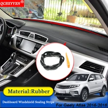 Автостайлинг, анти-звуконепроницаемые не пропускающие шума пылезащитные прокладки на лобовое стекло автомобиля, автомобильные аксессуары для Geely Atlas