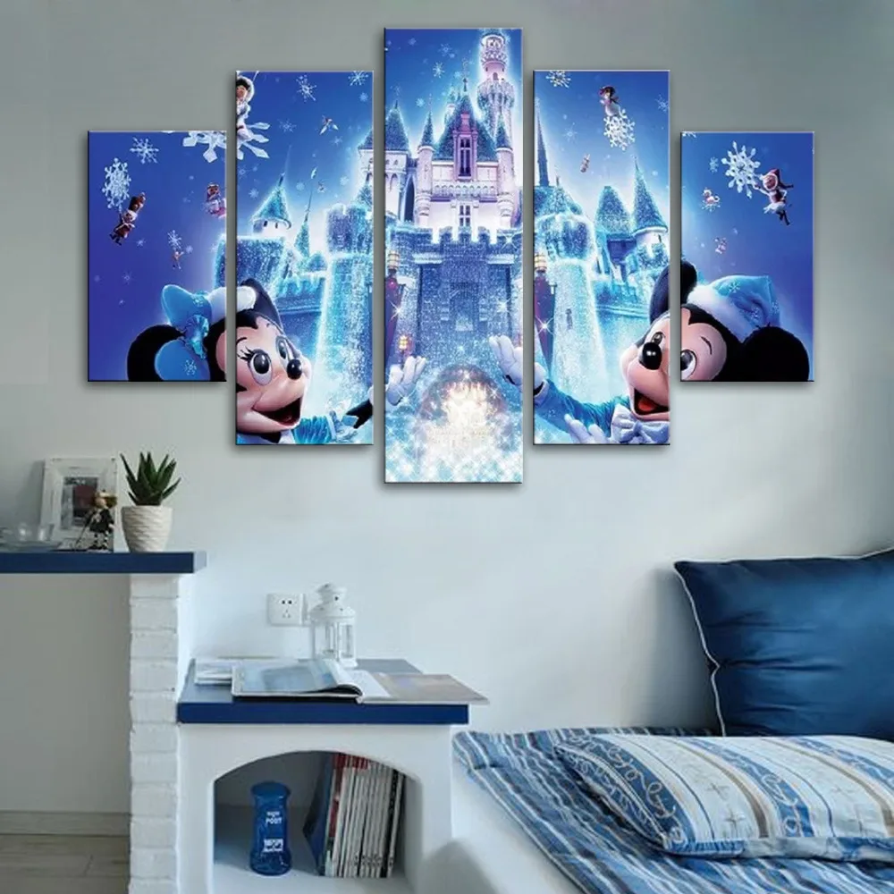 HD Cartoon Canvas Art Print Painting Poster, Print Wall Pictures For