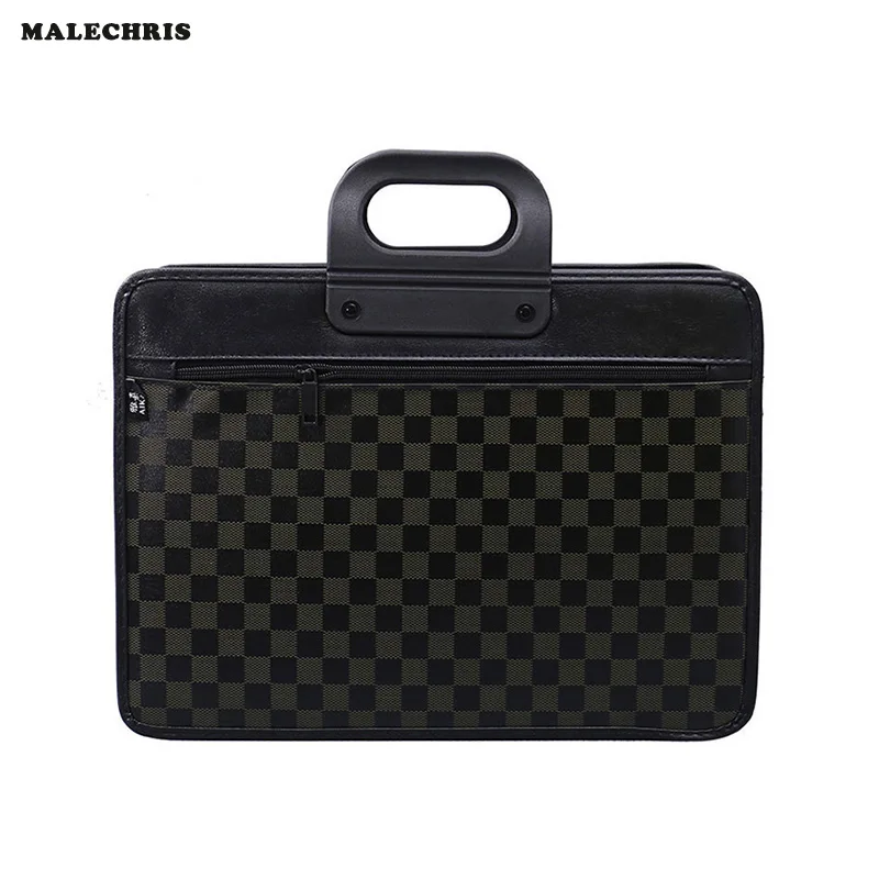 

Briefcase Office Supplies Leather Computer Bag Business Check With A Package Of Black Portable Bags