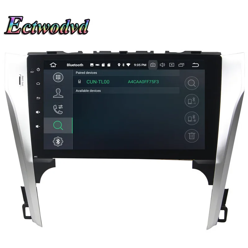 Cheap Ectwodvd Octa Core 4G RAM 64G ROM Android 9.0 Car Multimedia DVD Player GPS HeadUnit for Toyota Camry 2012 2013 10