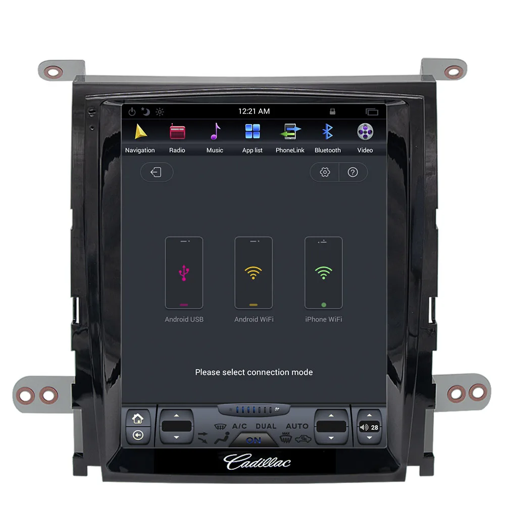 Clearance Tesla Android 6.0 No DVD player GPS Navigation For Cadillac Escalade Multimedia Car Reverse image 32GB car MAPS CD radio palyer 11