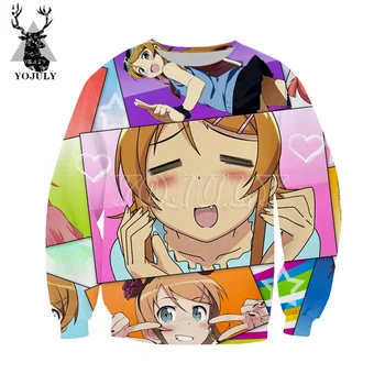 

YOJULY Unisex 3D Print Sweatshirt Men Women Casual Fashion Streetwear Anime Harajuku Pullover Tracksuits Couple Clothing S10