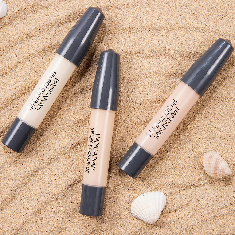 HANDAIYAN 12 Colors High Light Brightening Concealer Pen Long Oil Control Whitening Concealer Liquid Foundation Makeup TSLM1