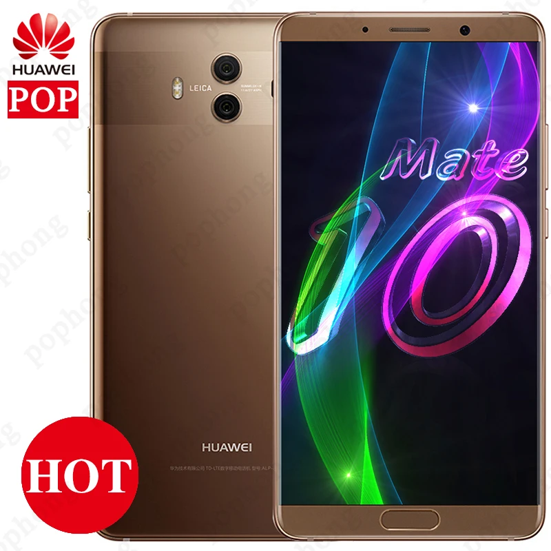 International ROM Huawei Mate 10 Android 8.0 Dual Leica Camera 20MP 3D Curved Glass 5.9" Smartphone Kirin970 Octa Core 2.36GHz