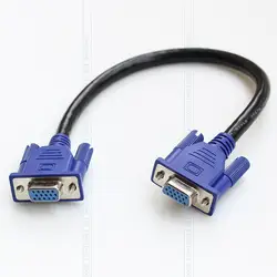 Кабель/11,8 "15Pin vga RGB vga мужского и женского пола F/F M/F SVGA D-Sub HD15 монитор кабель со штыревыми соединителями на обоих концах для подключения M/M