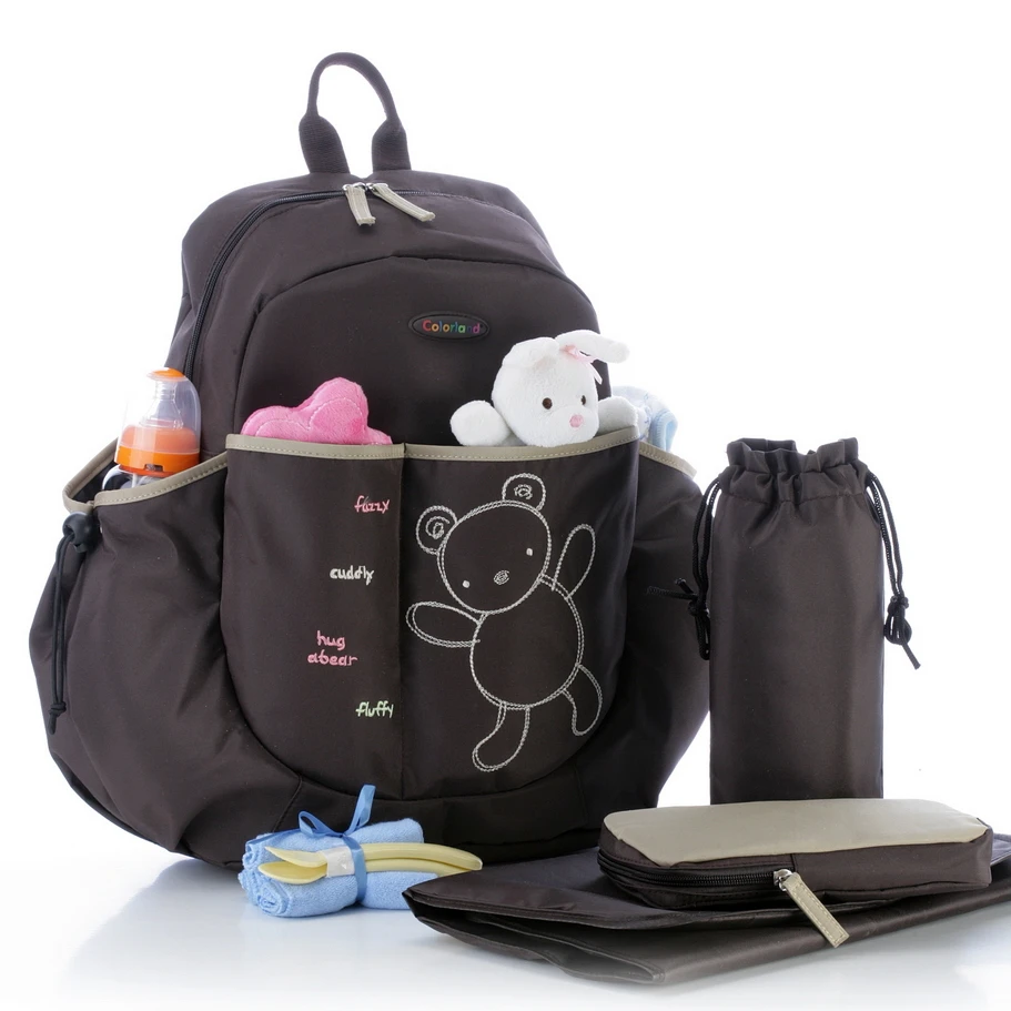 Hot 5 Colors Cartoon Bear Multifunction Baby Diaper Bags Nappy Bags Backpack For Mother 4pieces Set Bag Guess Backpack Drawstring Bagbackpacking Quotes Aliexpress