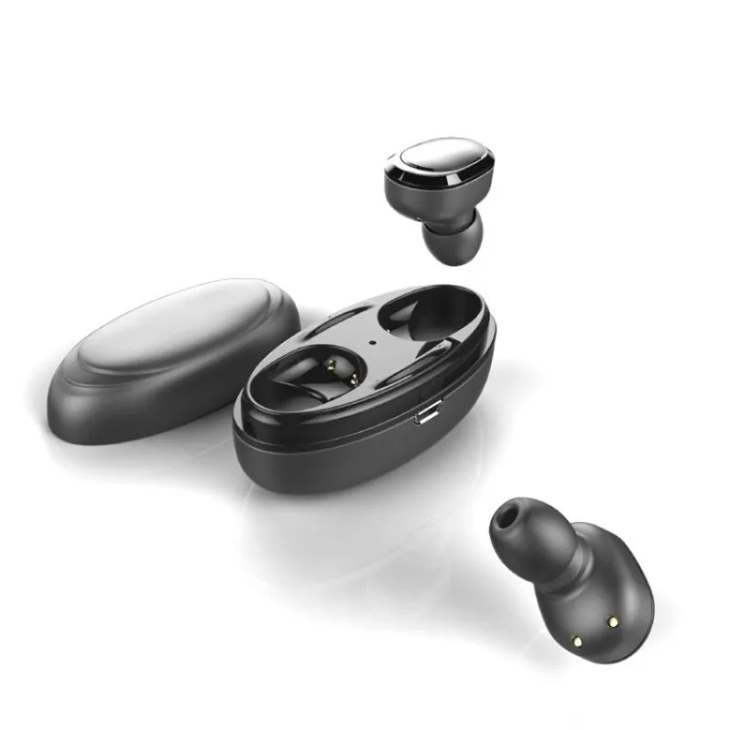 

T12 TWS Bluetooth Earphone Mini Twins Bluetooth V4.1 Headset Double Wireless Earbuds Stereo Headphones With Mic Charging Socket