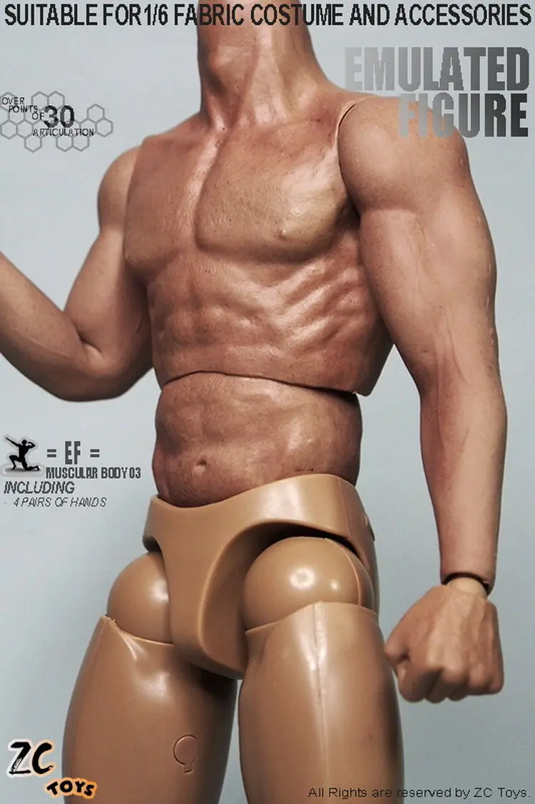 1/6 Масштаб 3,0 Обнаженная мышечная Мужская фигурка, похожая на HT Thor тело с бесшовными руками Коллекционная DIY