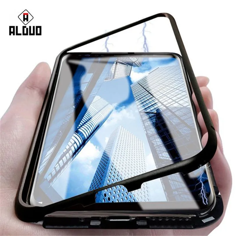 

Magnetic Adsorption Phone Cases For Samsung Note 9 S9 S8 Plus Magnet Metal Cover For Samsung S6 S7 edge S8 Plus Note 8 Fundas