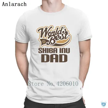 

Shiba Inu Dog Dad T-Shirts Fit Authentic Letter Create T Shirt For Men Big Sizes HipHop Tops 2018 Great