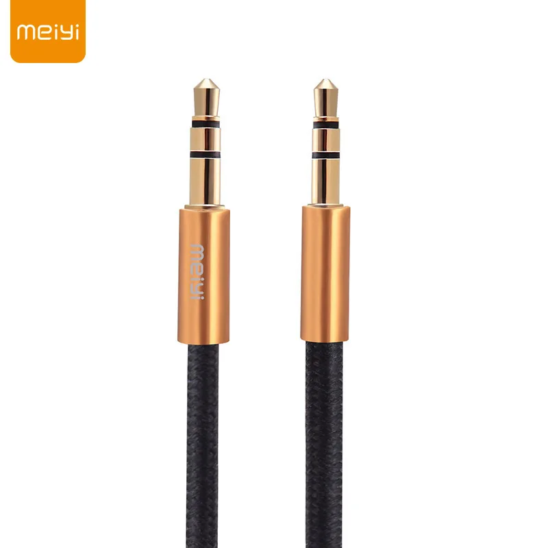 

MEIYI 1M/1.5M/2M Gold Plated Plug 3.5 mm Jack Aux Cable Male to Male Audio Cable for Car iPhone MP3 / MP4 Headphone Speaker