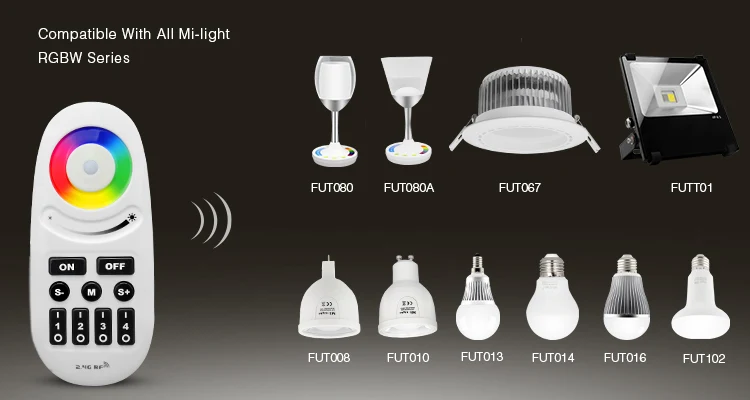 Mi. Светильник 2,4G беспроводной RF RGB CCT RGBWW пульт дистанционного управления, FUT091/FUT092/FUT095/FUT096/FUT098/FUT005/FUT006/FUT007/FUT089