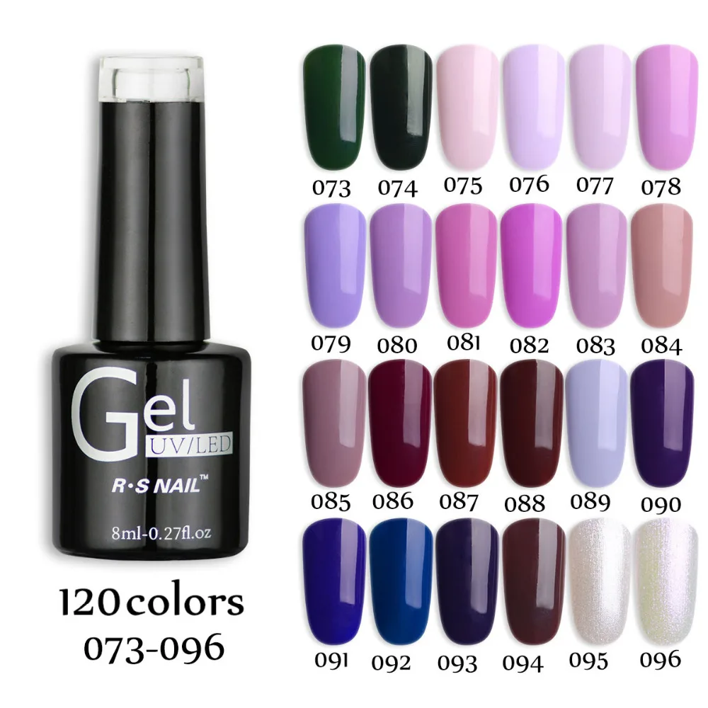 Juego de esmalte de uñas RS Gel de un paso 3 en 1 laca de Gel Color UV de larga duración 120 colores n. ° 001-060 barniz de Gel de resina 8 ML (1) Juego de esmalte de uñas RS Gel de un paso 3 en 1 laca de Gel Color UV de larga duración 120 colores n. ° 001-060 barniz de Gel de resina 8 ML (1)