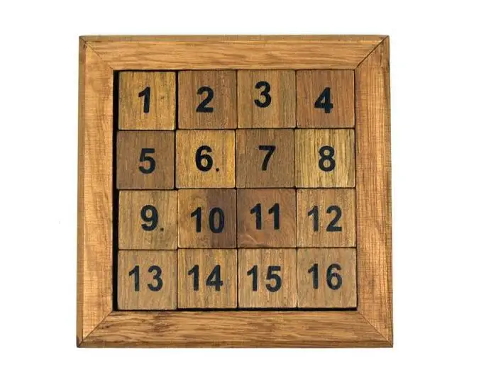 2017 New Iq Math Brain Teaser Wooden Puzzle Number Baffling Game For