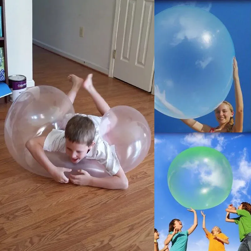 

Super Bubble Balloon Inflatable Funny Toy Ball Amazing Bubble Ball Inflatable Ball Toys for Kids Outdoor Play Drop shipping