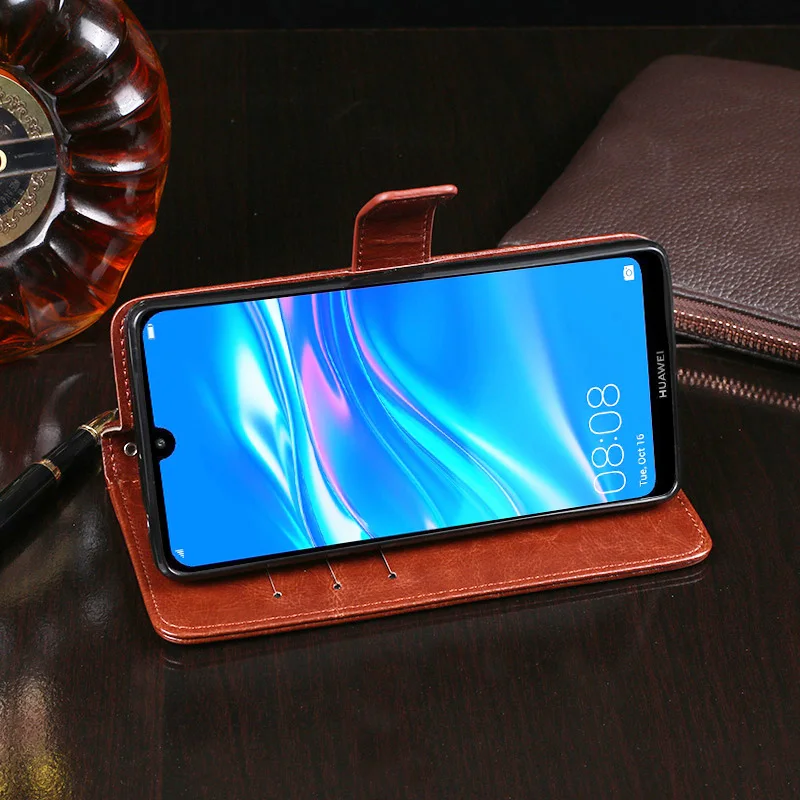 Anunob huawei Y7 2019 чехол Prime раскладушка кожаный для телефона Y7Prime2019 Y72019 DUB LX1