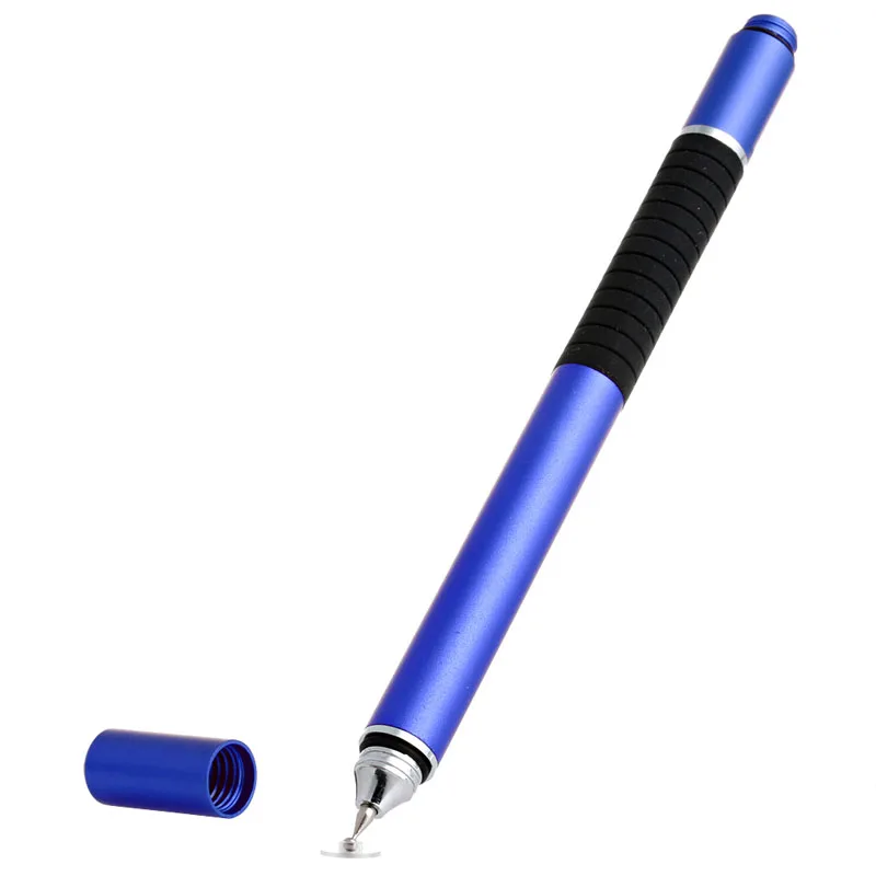2 в 1 металлическая емкостная ручка Шариковая стилус сенсорного экрана для планшета/телефона iPad
