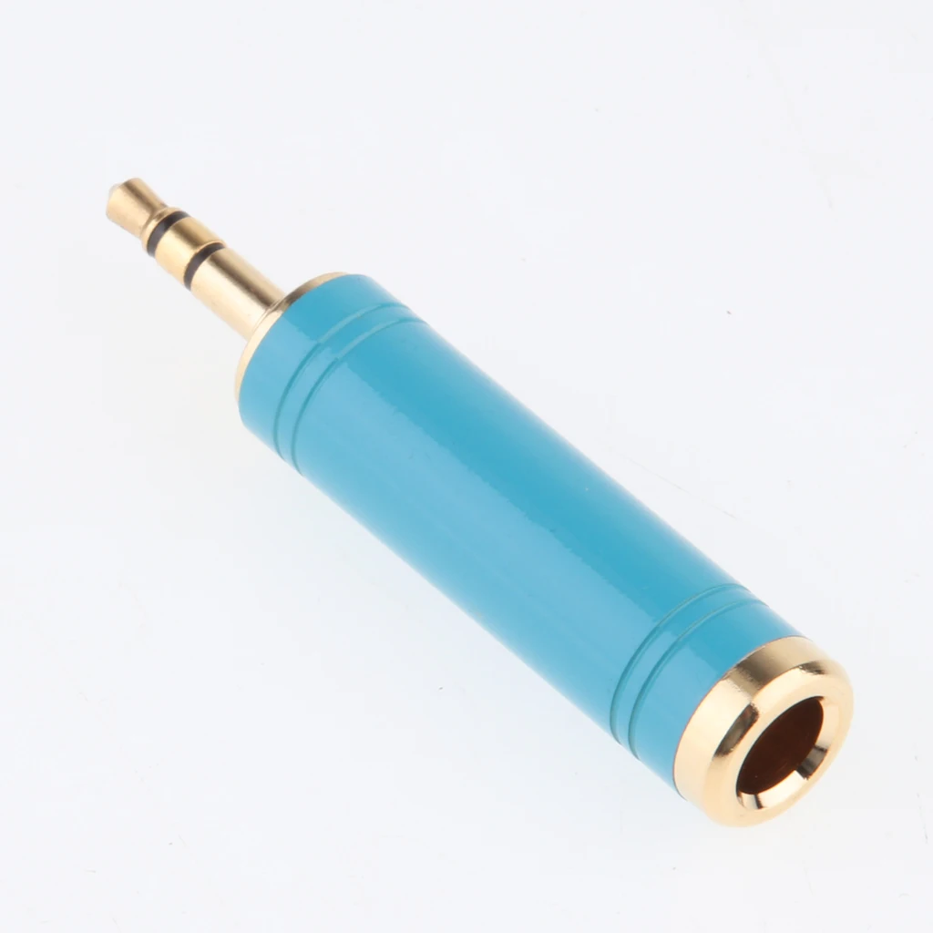 Gold Plated 3.5mm To 6.35 Mm Male To Female Stereo Jack Adapter 3.5mm to 6.35mm stereo adapters Connect audio devices 