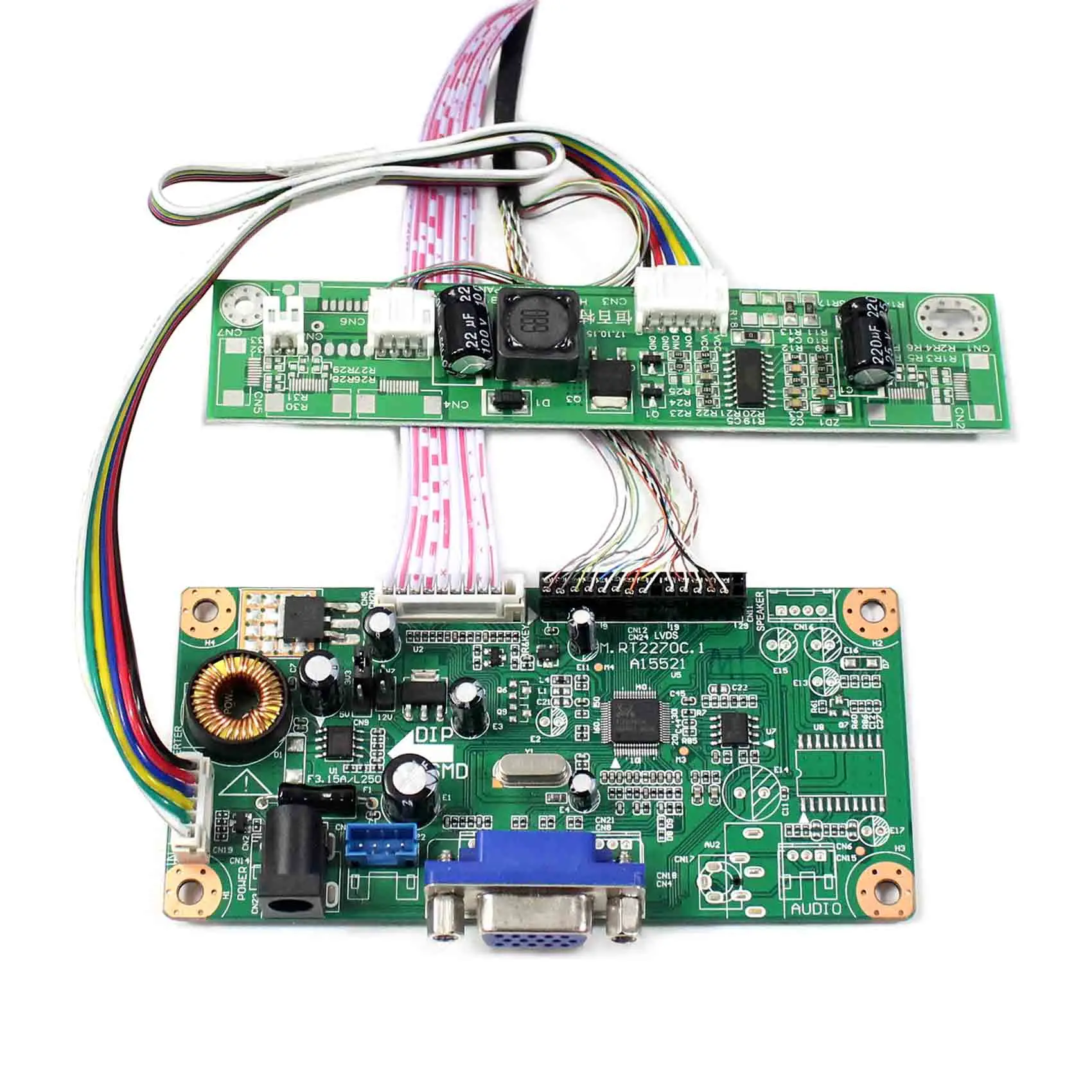 1920x1200 Resolution RT2270C-A LTN170CT10 LP171WU6 VGA LCD Controller Board for 17inch LCD Screen Video Input VGA