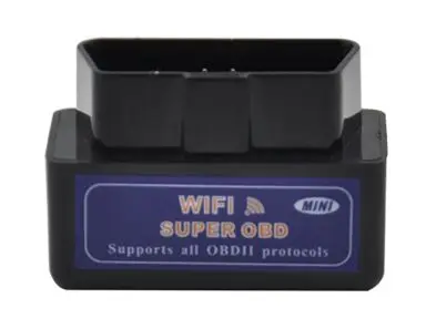 100 шт./лот мини ELM327 Wi-Fi V1.5 по каналам OBDII/OBD2 Авто сканер инструмент Поддержка Android и IOS Системы ELM 327 Wi-Fi Поддержка протоколы OBD II