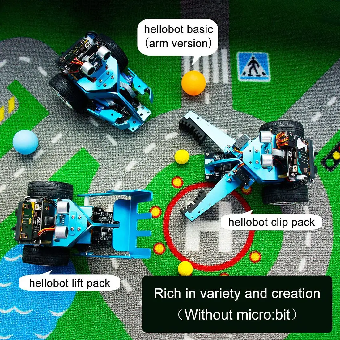 Brinquedo para Micro: Brinquedos + Bluetooth Vapor Robô Carro Bit Bbc Mainboard Gráfico Programável ir Rastreamento Módulo s 3-em-1 Tem 27 micro: bit bbc mainboard gráfico programável carro