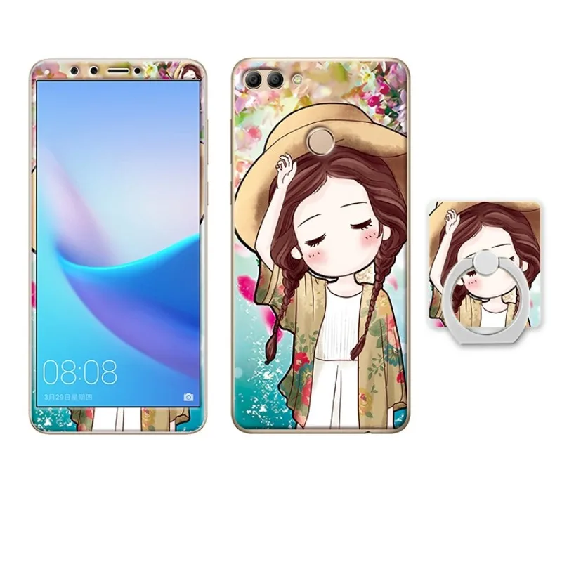 Huawei Y9 2018 Enjoy 8 Plus case cover glass screen protector (5)