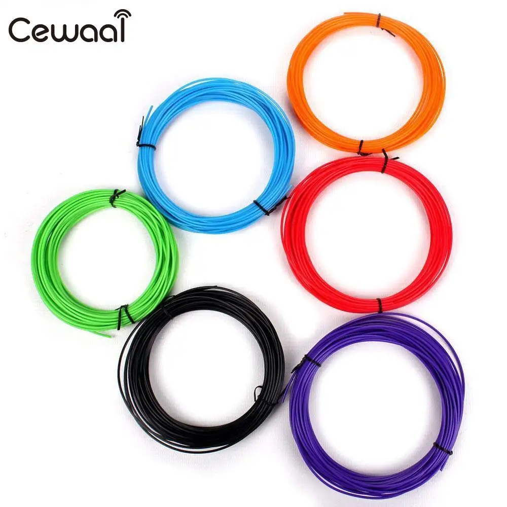 

Cewaal 20Pcs Lots PLA 1.75mm PLA Filament 3D Printer Supply Materials 5M Rolls For 3D Printer Print Drawing Printing Pen