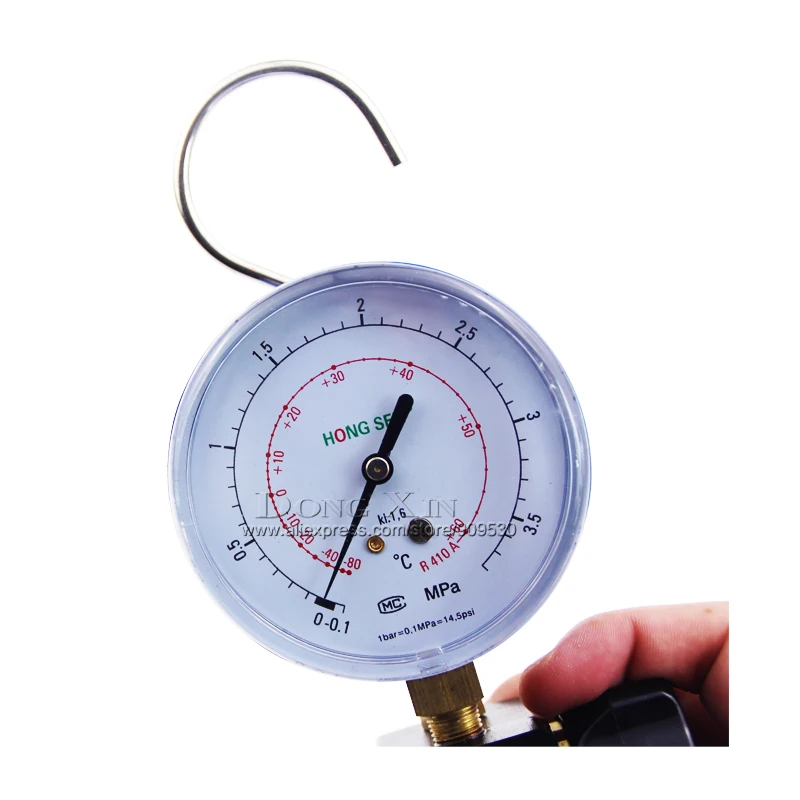 Единичный манометр для R410 с шлангом низкого давления 2 шт.|gauge pin|gauge thicknessgauge rpm |