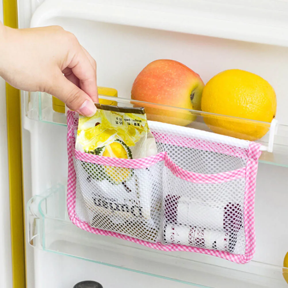 1PC Modern Kitchen Refrigerator Hanging Storage Bag Food Organizer