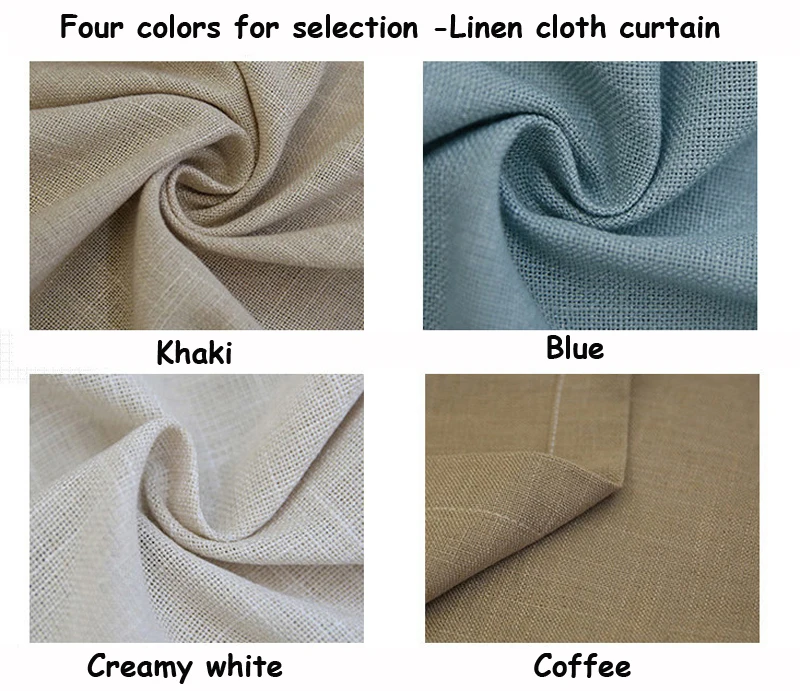 

Eco-friendly high quality readymade shade natural Linen cloth curtain screen yarns tulles can customize sizes