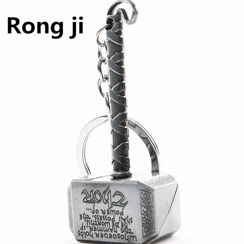 The Avengers Alliance Thor Hammer mjolnir Keychain Infinity War The Dark World Key Finder Bags Keyring Jewelry Accessories finder third world tpb