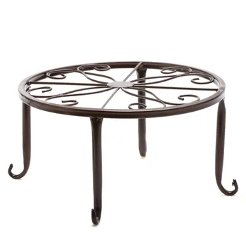 

1pcs Metal Plant Stand Flower Pot Shelf Rack Indoor Outdoor Home Decorative Plants Storage Display Racks 3 Colors