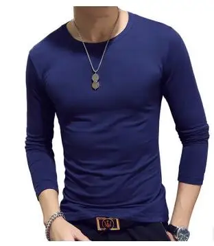 ECTTC Горячая 2019 Новая Весенняя мода бренд o-образным вырезом Slim Fit футболка с