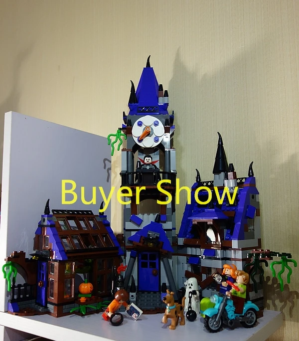 

Scooby Doo Mystery Castle Courtyard Building Blocks Compatible with Lego Series Best Toy Gift For Children