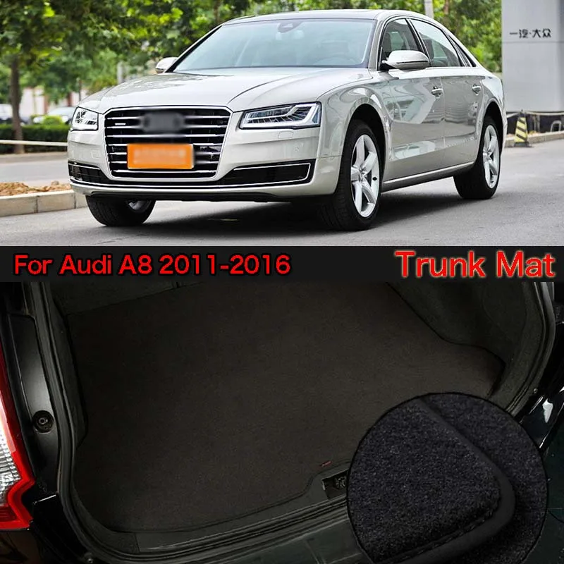 Nylon Fabric Washable Car Trunk Cargo Liner Carpet Mats For Audi A8
