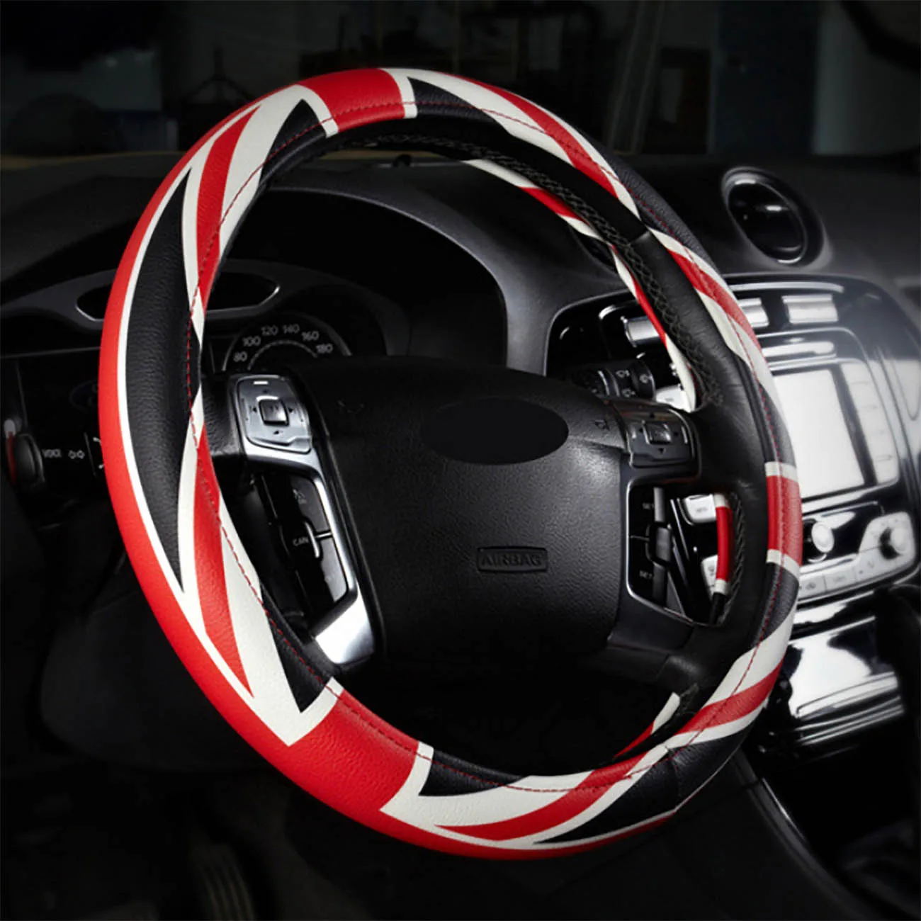 

Interior popular Car accessories Steering wheel cover universal for cars 37/38cm diameter steering wheel car styling