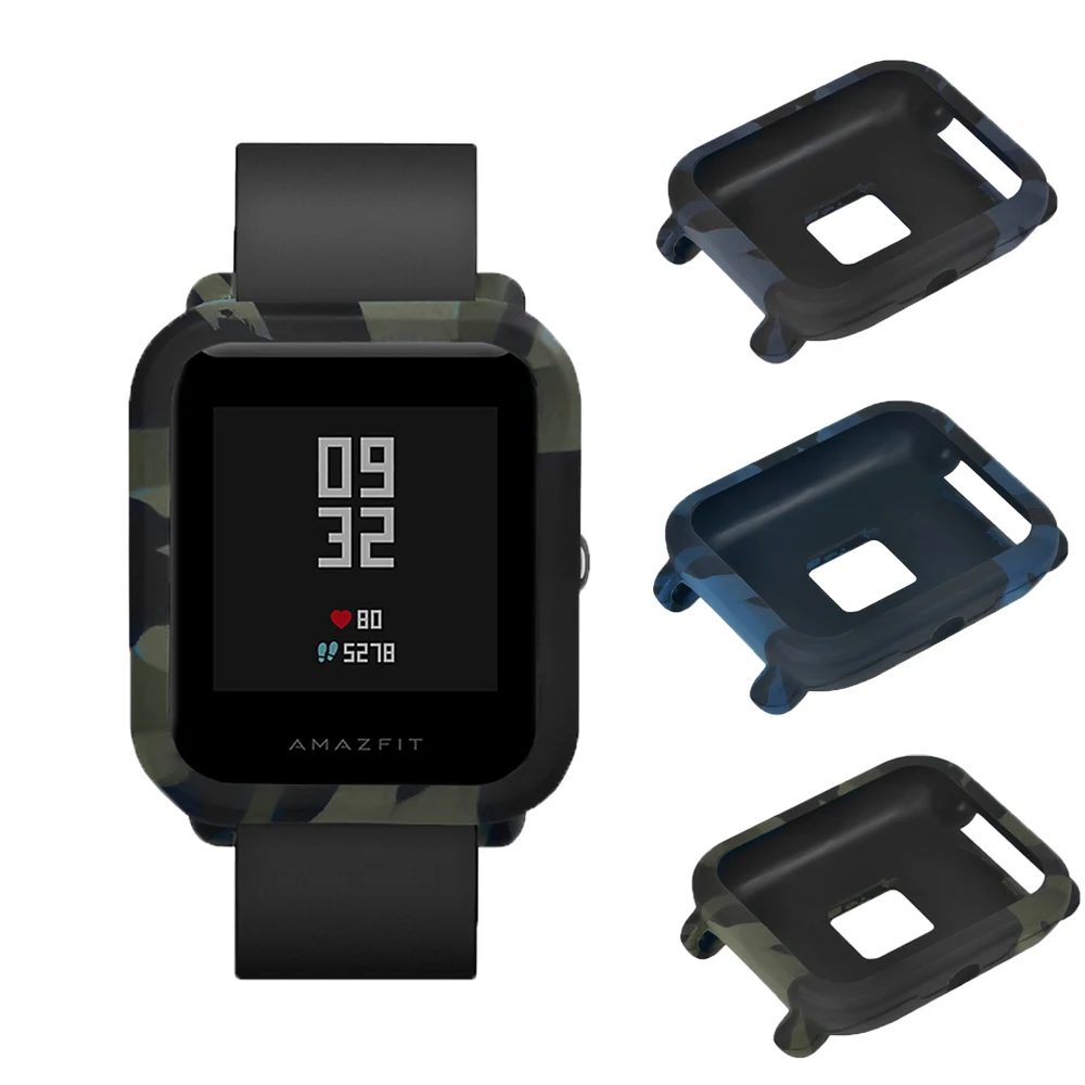 Мягкий ТПУ защитный силиконовый полноцветный чехол для Xiaomi Huami Amazfit Bip Youth WatchSmart аксессуары защитная рамка