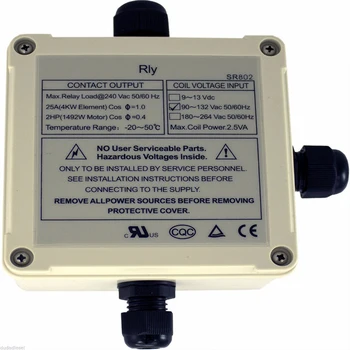 

SR802 High Power Relay for Solar Water Heater Electrical Backup Heating Element