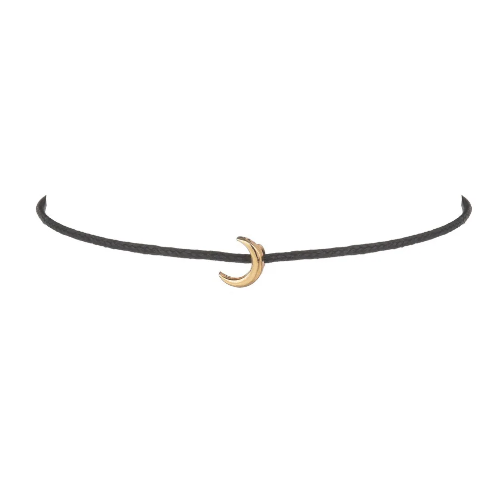 European and American Explosion Star Moon Bracelet Natural Retro Hollow Wax Rope Three Layer Women's Bracelet (15)