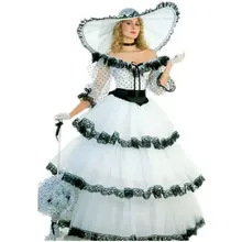 1890 s Викторианский готический корсет/Civil War Southern Belle бальное платье Хэллоуин платья V-1170