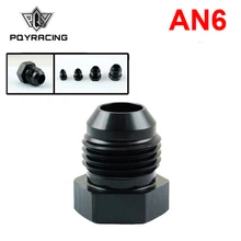 PQY – fiche évasée mâle à tête hexagonale en aluminium noir