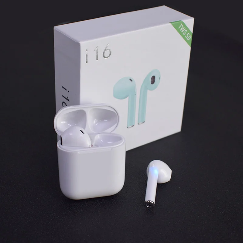 

i16 TWS Wireless Bluetooth Earphone Mini 1:1 Ear pods Stereo Earbuds Sport Game Headset For iPhone Android PK i12 XY Pods Air