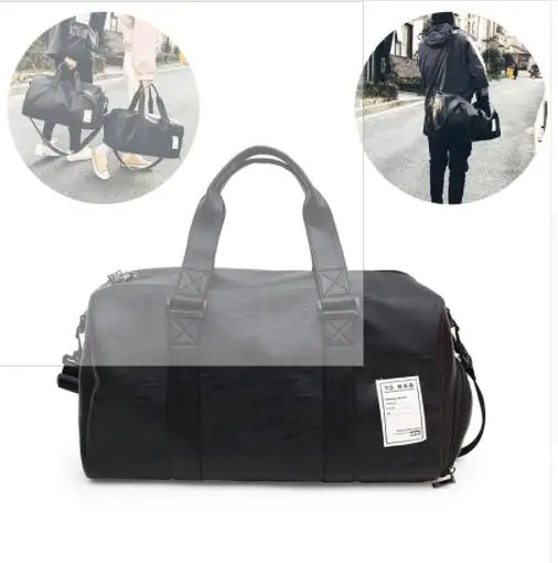 

SOFIE 2018 Canvas PU Leather Men Travel Bags Carry on Luggage Bags Male Men Duffel Bags Travel Tote Large Weekend Bag Overnight