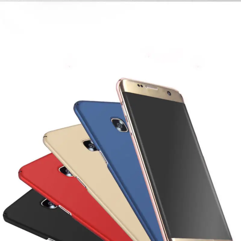 

New For Samsung S7 S8 note5 PC Full cover frosted hard shell Protective Case Candy Color Protector case